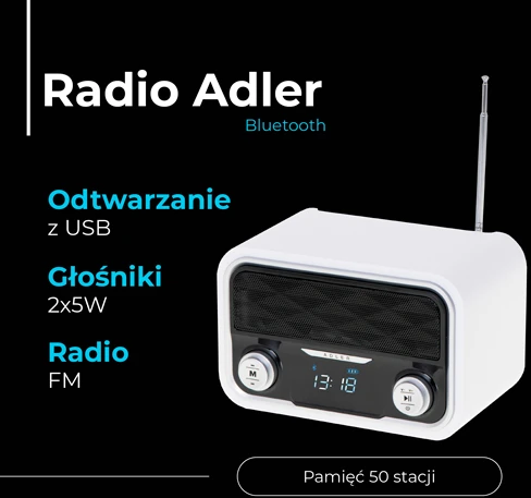 Adler AD 1185 Bluetooth radijas
