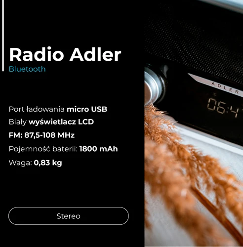 Adler AD 1185 Bluetooth radijas