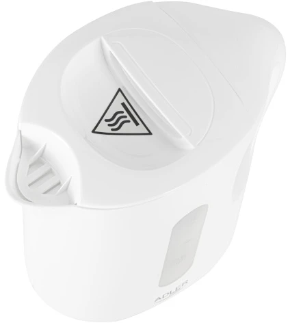 Adler AD 1389 Elektrinis virdulys, plastikinis, 1,0 l, 1200 W, vandens lygio indikatorius, automatinis išsijungimas