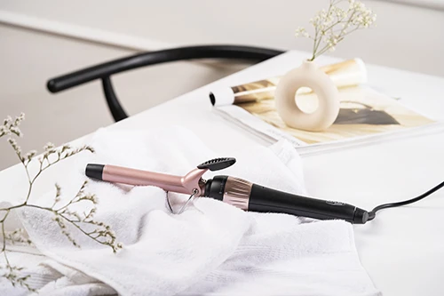 Adler | Curling Iron | AD 2116 | Ceramic heating system | Barrel diameter 19 mm | Temperature (max) 200 °C | 36 W | Juodas/Rožinė