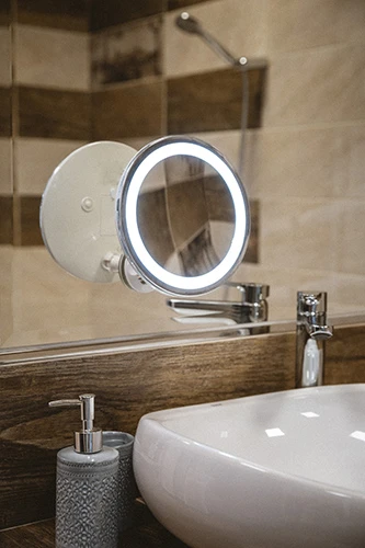 Adler | Vonios veidrodis | AD 2168 | 20 cm | LED veidrodis | Baltas