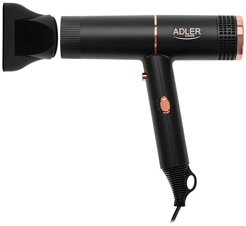Adler Plaukų džiovintuvas | AD 2278 | 1400 W | Number of temperature settings 2 | Ionic function | Juodas