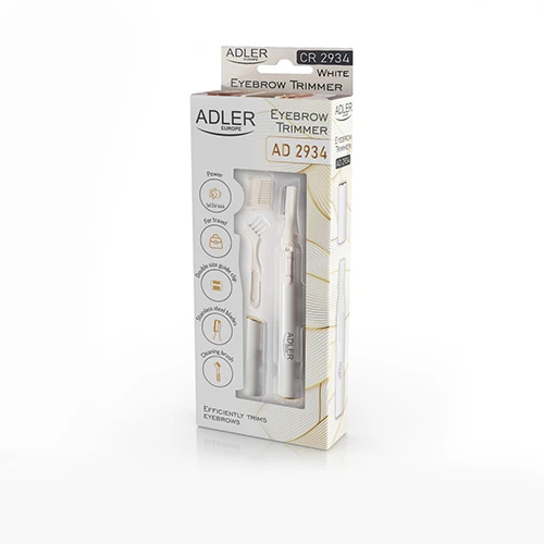 Adler | Antakių kirpimo priemonė | AD 2934w | Antakių kirpimo priemonė | Perlas Baltas