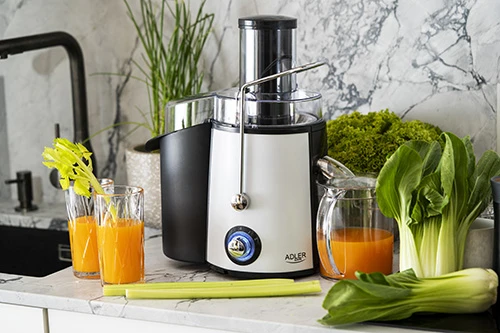 Sulčiaspaudė Adler | Juicer | AD 4128 | Type Juicer maker | Matt Juodas/Baltas | 1000 W | Greičių skaičius 2