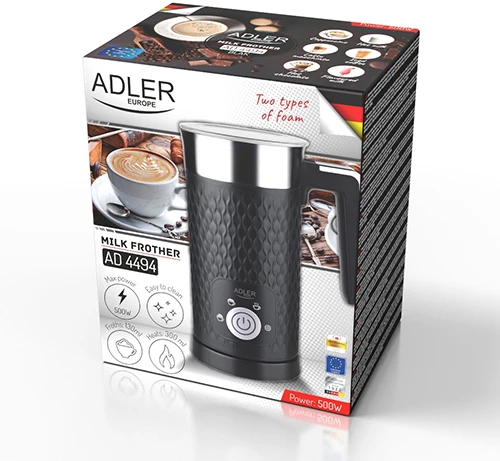 Adler | AD 4494 | 500 W | Pieno plakiklis | Juodas