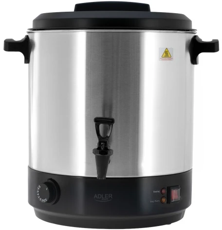 Adler AD 4538 Elektrinis pasterizavimo prikas 28 l | virimo aparatas | stiklainiams, sultims ir gėrimams | temperatūros reguliavimas 30–110 °C