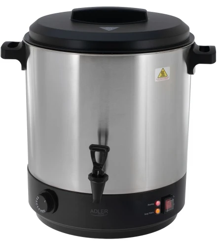 Adler AD 4538 Elektrinis pasterizavimo prikas 28 l | virimo aparatas | stiklainiams, sultims ir gėrimams | temperatūros reguliavimas 30–110 °C