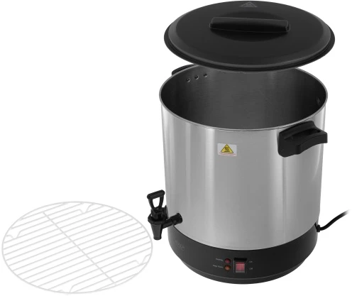 Adler AD 4538 Elektrinis pasterizavimo prikas 28 l | virimo aparatas | stiklainiams, sultims ir gėrimams | temperatūros reguliavimas 30–110 °C