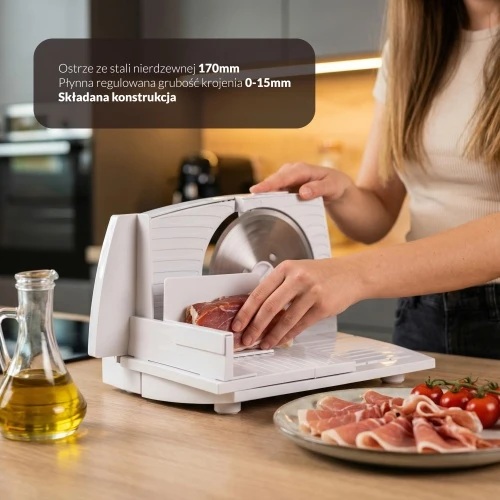 Adler | Maisto pjaustyklė | AD 4703 | Baltas | 150 W
