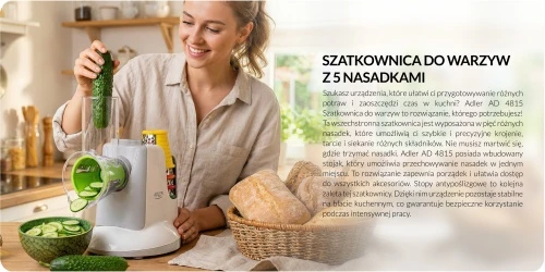 Adler AD 4815 LG daržovių pjaustyklė