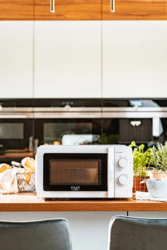 Adler | Mikrobangų krosnelė | AD 6205 | Laisvai stovintis | 700 W | Baltas