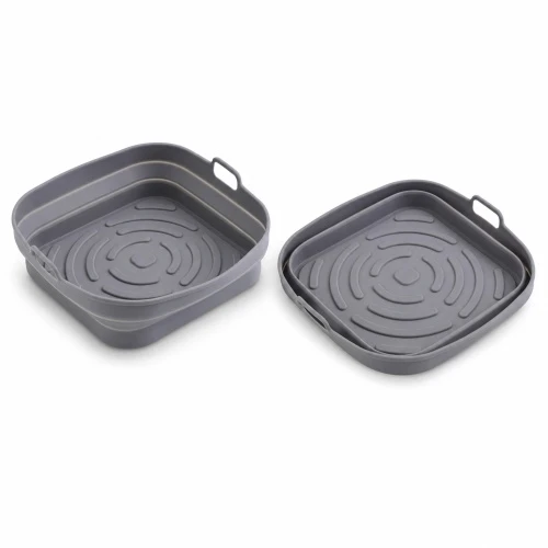 Adler AD 6735 silikoninis oro gruzdintuvės padėklas | Kvadratinis | 19,7 cm | Daugkartinio naudojimo | Maistinio silikono, be BPA