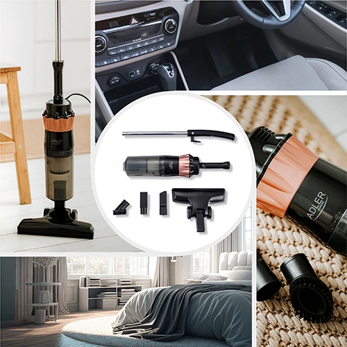 Dulkių siurblys Adler | Vacuum Cleaner | AD 7049 | Corded operating | Handstick/Handheld | 800 W | Juodas | Garantija 24 mėn.