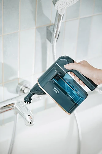 Adler | Garinis valytuvas | AD 7050 | Power 1200 W | Steam pressure 3.5 bar | Vanduo tank capacity 0.12 L | Žalias/Mėlyna