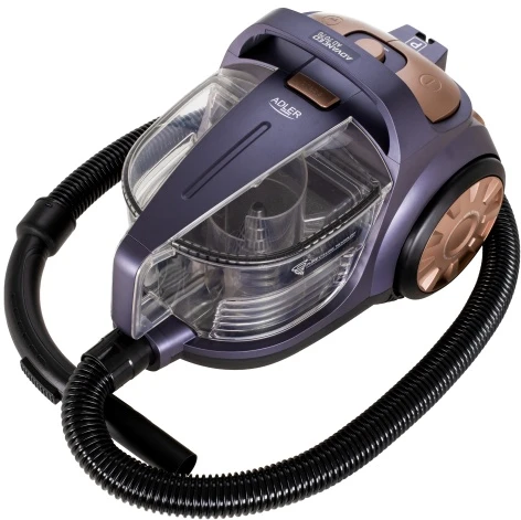 „Adler Cyclone“ dulkių siurblys | AD 7076 | Be maišelio | Galia 3000 W | Dulkių talpa 3,5 l | Violetinis