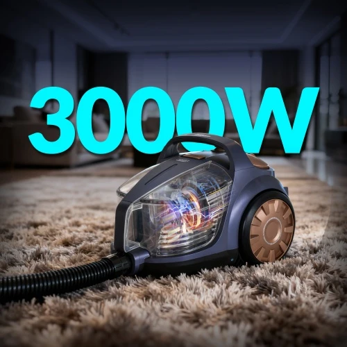 „Adler Cyclone“ dulkių siurblys | AD 7076 | Be maišelio | Galia 3000 W | Dulkių talpa 3,5 l | Violetinis