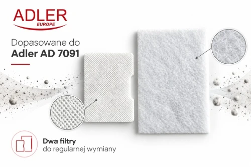 Adler AD 7091.1 Atsarginių filtrų rinkinys, skirtas AD 7091