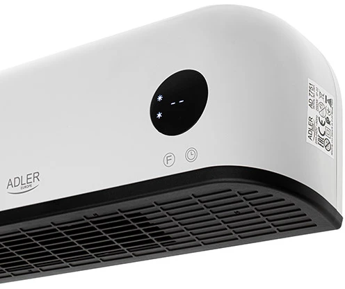 Adler LED oro užuolaidų šildytuvas | AD 7751 | Oro uždanga | 2000 W | Baltas