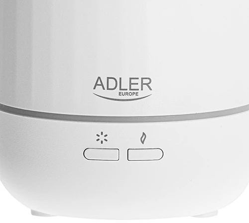 Drėkintuvas Adler | Ultragarsinis aromato difuzorius 3in1 | AD 7968 | Ultragarsinis | Tinka kambariams iki 25 m² | Baltas