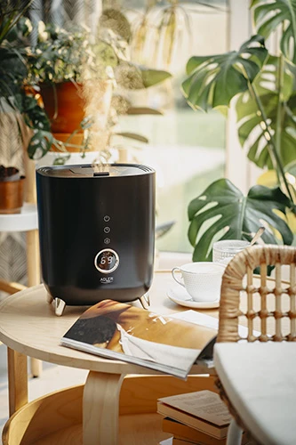 Adler | AD 7972 | Drėkintuvas | 23 W | Vanduo bako talpa 4 L | Tinka kambariams iki 35 m² | Ultragarsinis | Drėkinimo pajėgumas 150-300 ml/val | Juodas