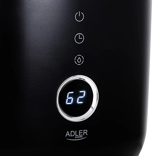 Adler | AD 7972 | Drėkintuvas | 23 W | Vanduo bako talpa 4 L | Tinka kambariams iki 35 m² | Ultragarsinis | Drėkinimo pajėgumas 150-300 ml/val | Juodas