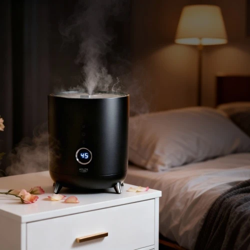 Adler | AD 7972 | Drėkintuvas | 23 W | Vanduo bako talpa 4 L | Tinka kambariams iki 35 m² | Ultragarsinis | Drėkinimo pajėgumas 150-300 ml/val | Juodas