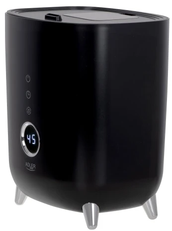 Adler | AD 7972 | Drėkintuvas | 23 W | Vanduo bako talpa 4 L | Tinka kambariams iki 35 m² | Ultragarsinis | Drėkinimo pajėgumas 150-300 ml/val | Juodas