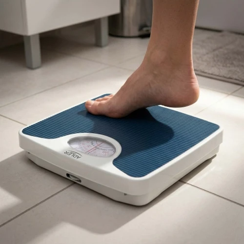 Adler | Mechaninės vonios svarstyklės | AD 8151b | Didžiausias svoris (keliamoji galia) 130 kg | Tikslumas 1000 g | Mėlyna/Baltas