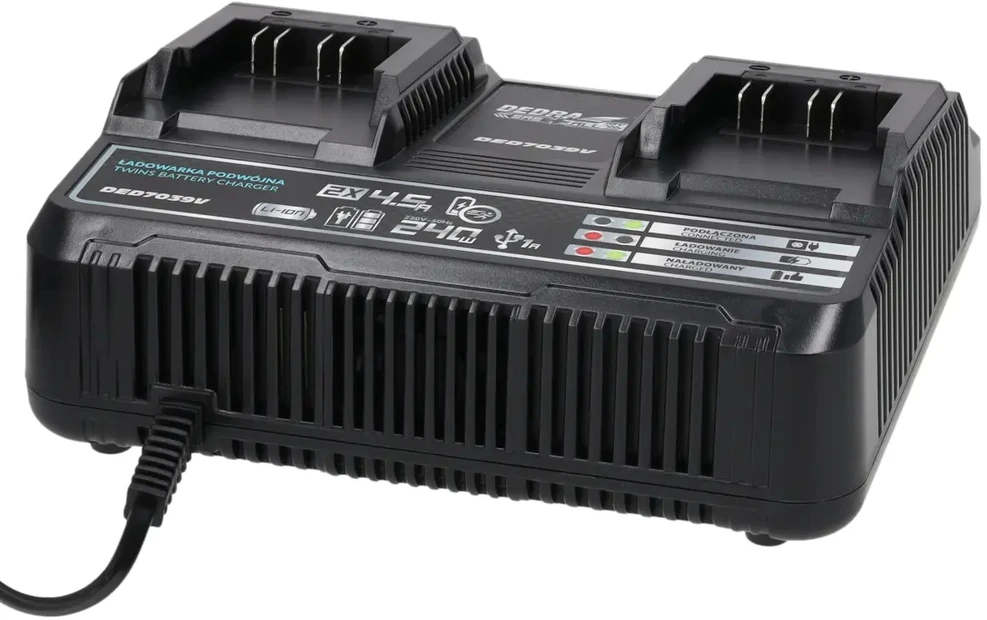 Dedra Dvigubas kroviklis 2x45A 18V