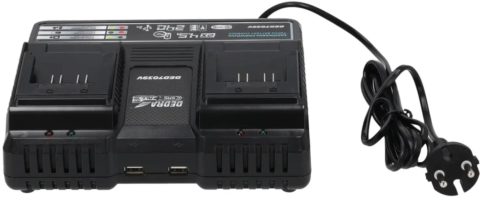 Dedra Dvigubas kroviklis 2x45A 18V
