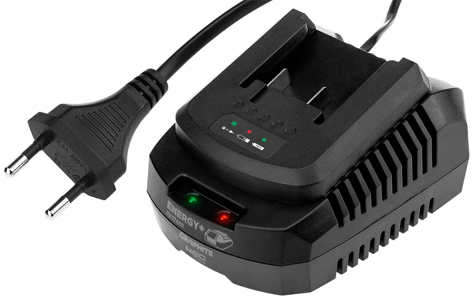 Graphite Įkroviklis „Energy+“ akumuliatoriaus įkroviklis