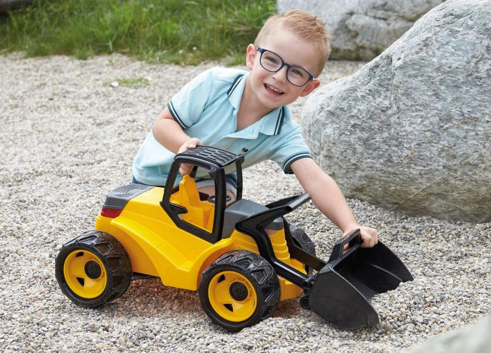 Galingas pakrovėjas Lena Giga Trucks gelt/juod 65cm