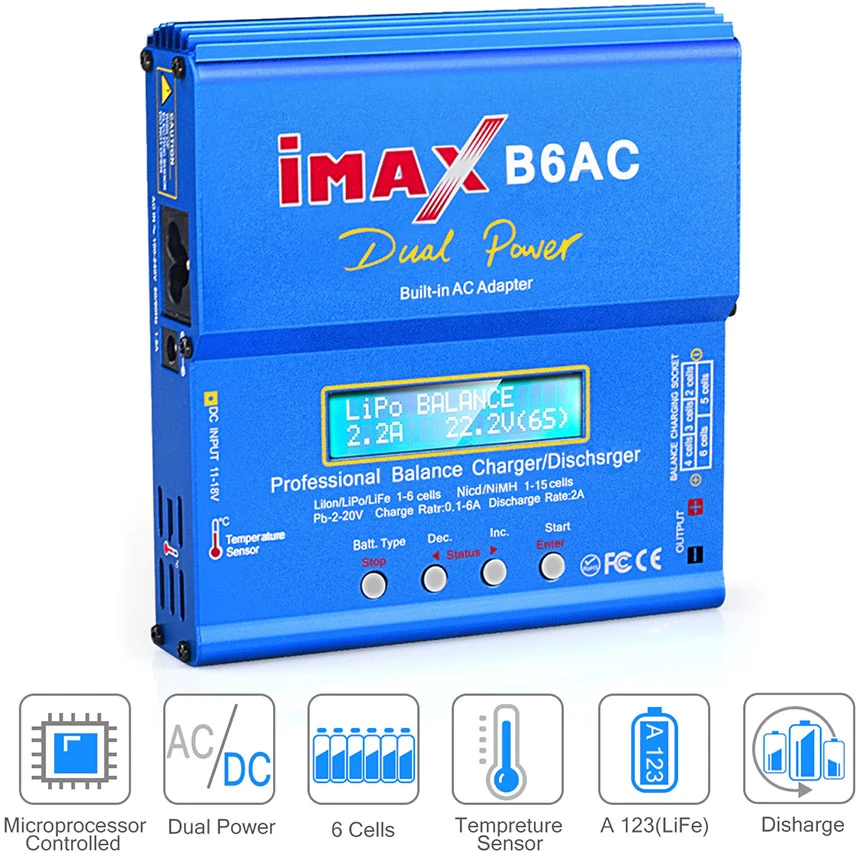 Ładowarka Oem iMAX B6 80W balansuojantis įkroviklis E6168