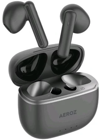 AEROZ - TWS-1000 Juodas - Tikrai belaidės ausinės