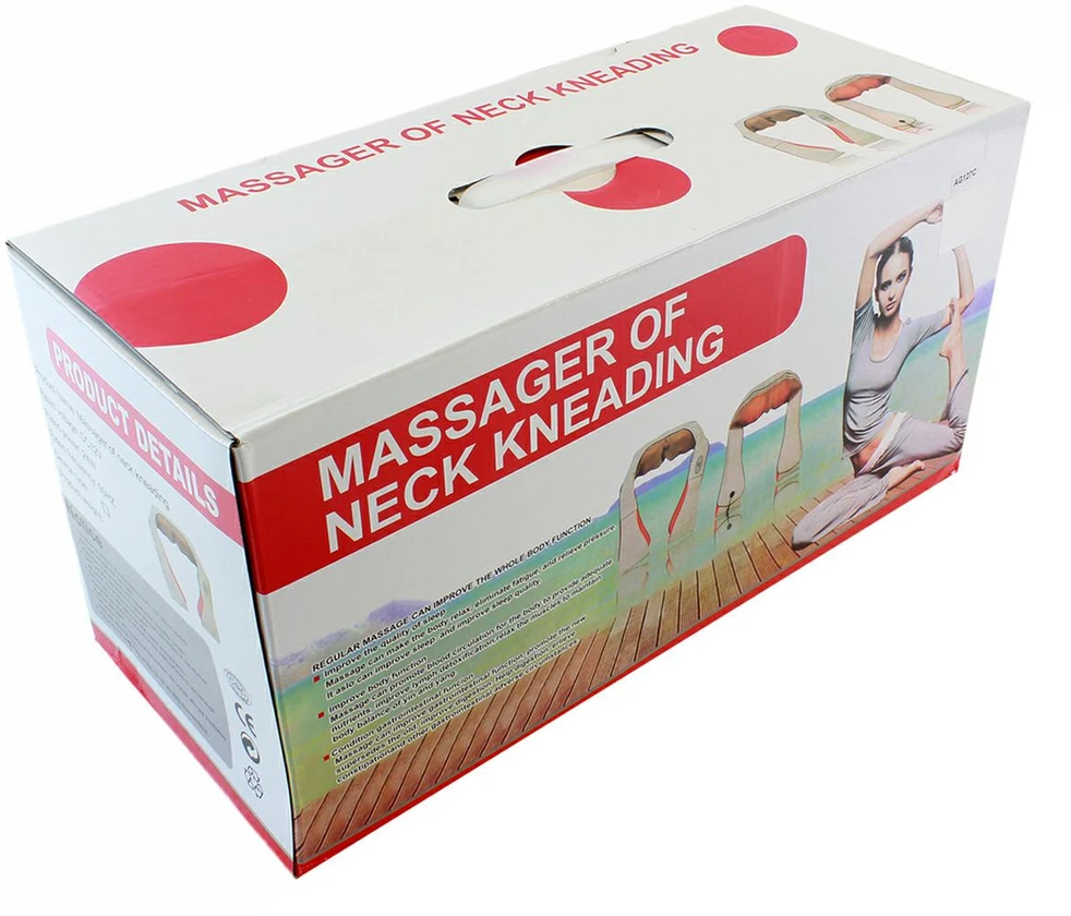 ATL Aptel Kaklo ir nugaros masažuoklis SHIATSU NECK AND BACK Juodas