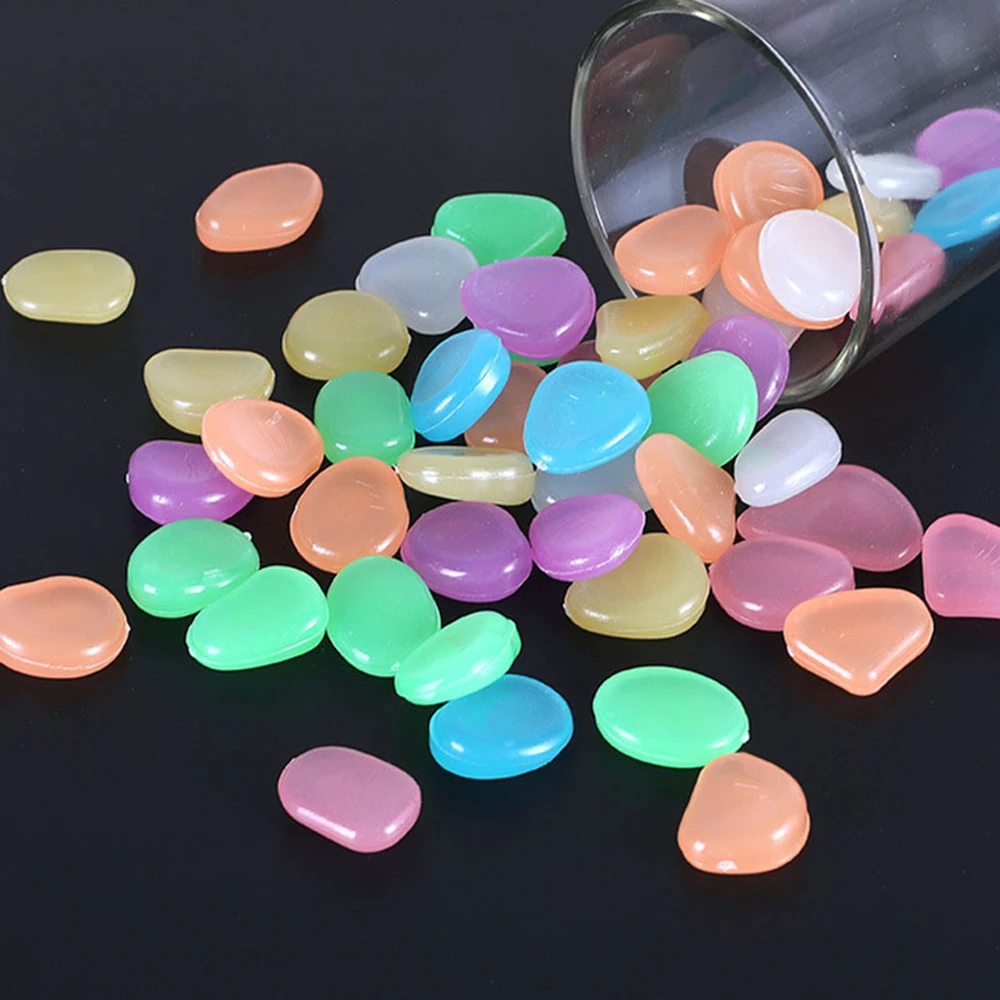 Ag653C Naktį Šviečiantys Akmenukai MIX