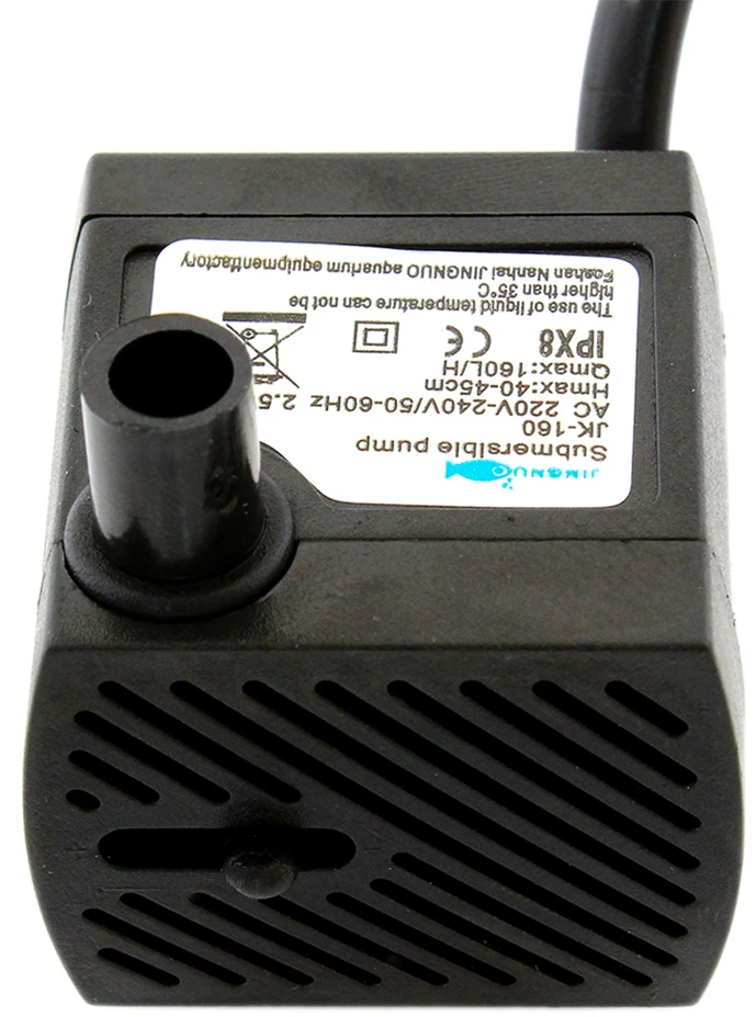 Ag80B Akvariumo filtras su aeratoriumi, 160 L/h, 37x36x30 mm