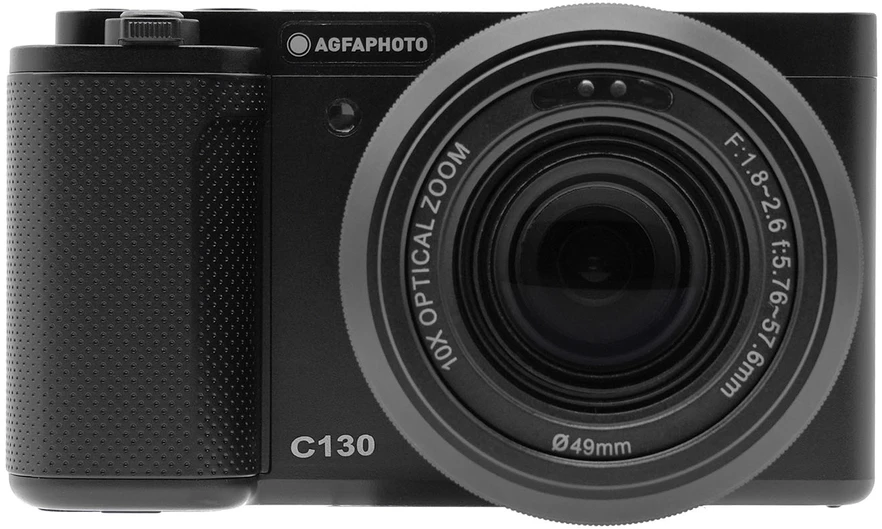 „AgfaPhoto“ – „Realishot C130“ skaitmeninis fotoaparatas – juodas – 2,8 colio jutiklinis ekranas