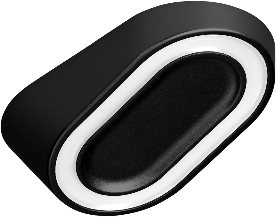 AGRA LED po spintele montuojamas šviestuvas 2,5 W, 80 lm, 4000 K, juodas