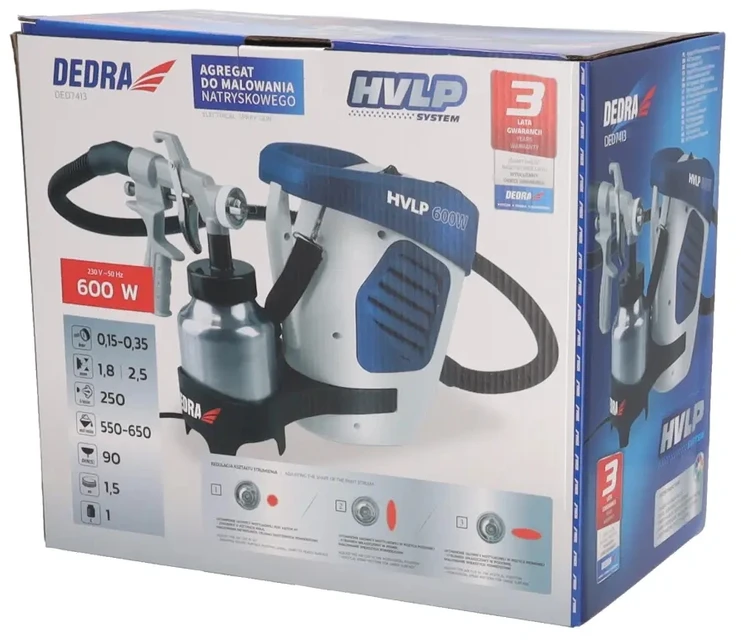Dedra Daymo agregatas HVLP 700W