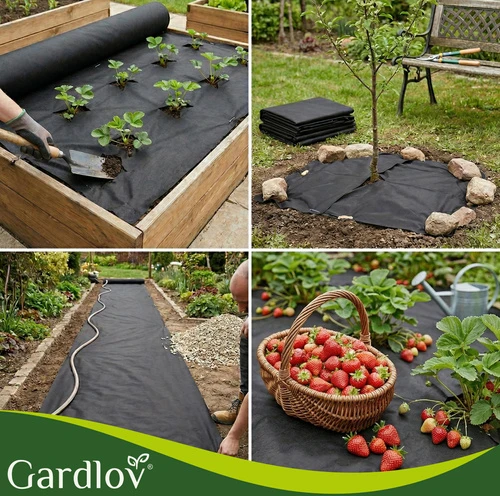 Juodas agrotextile 1.6x20m 50g/m2 Gardlov