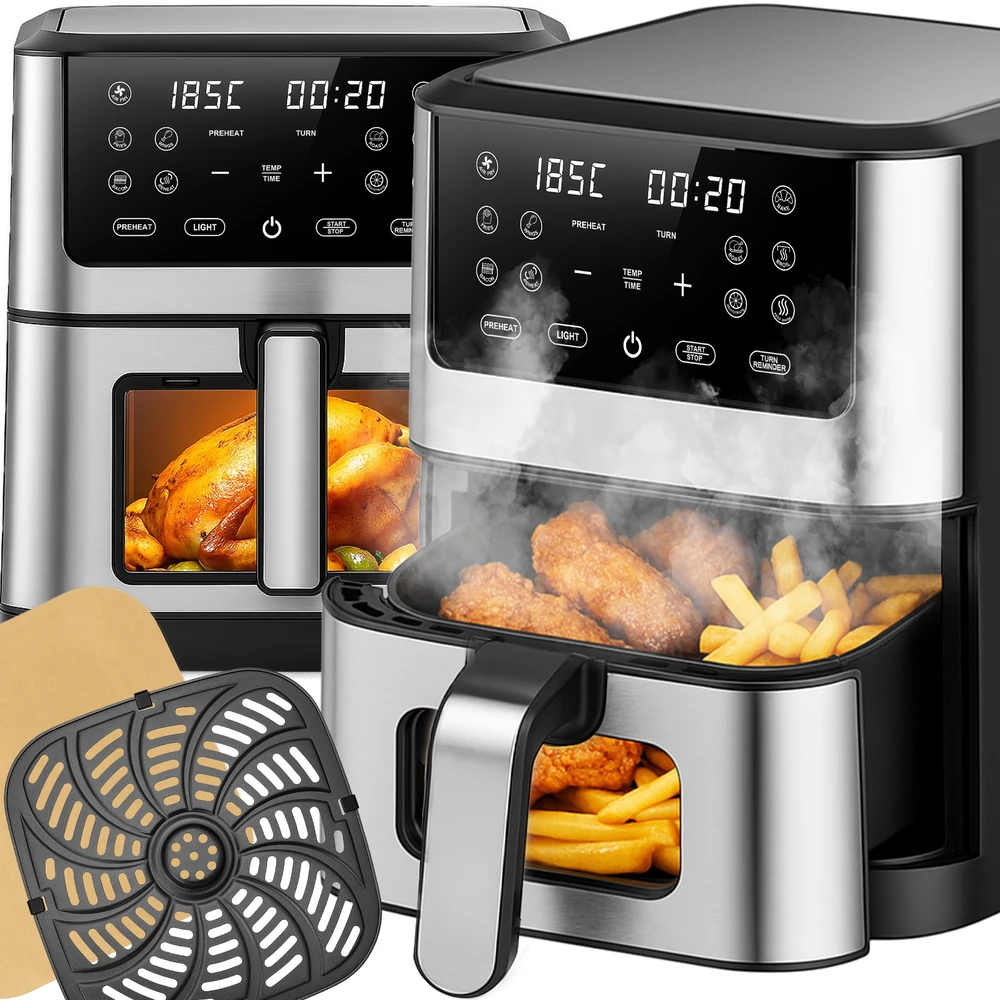 Retoo Karšto oro gruzdintuvė AirChef, 8L