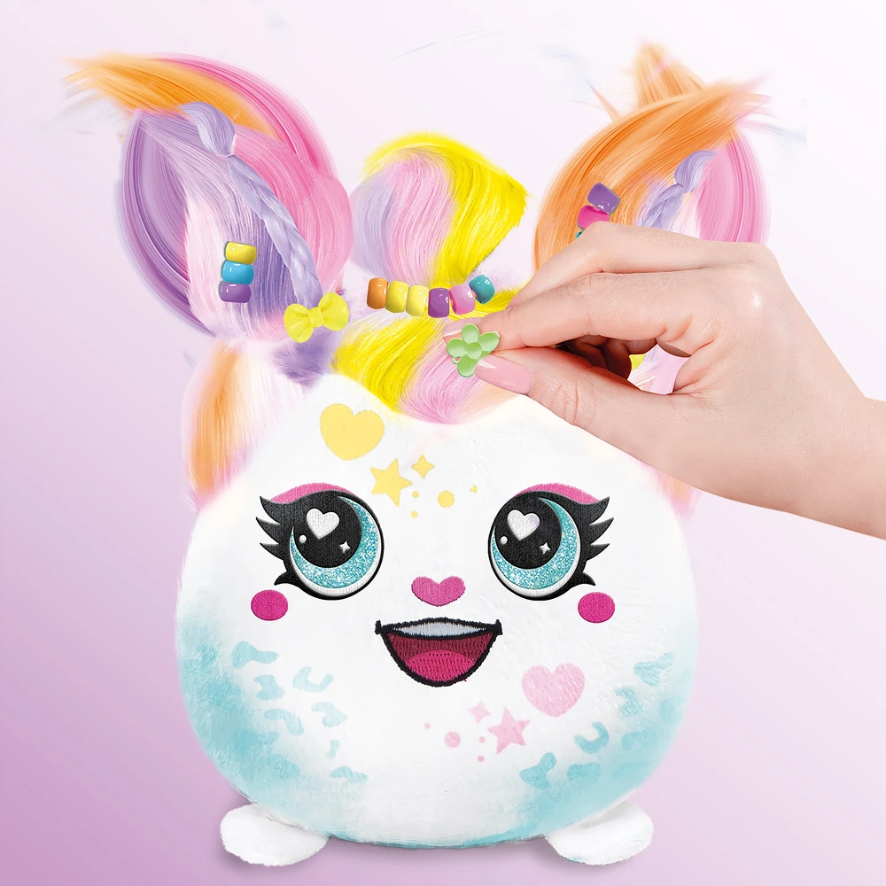 Pliušinis žaislas su plaukų dažymo rinkiniu Canal Toys Airbrush Plush Hair'iffic