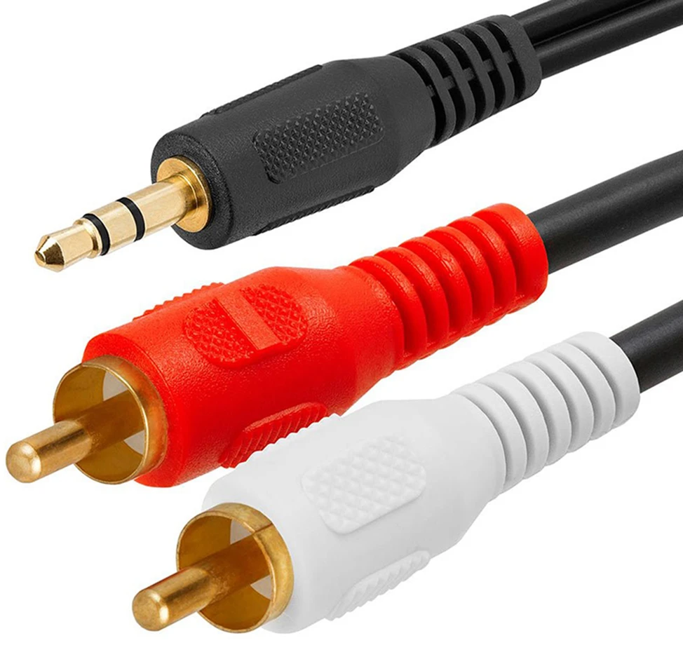 Klaviatūra Hertz Laidas 3,5mm - 2xRCA CINCH 1,5M