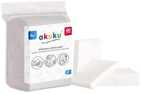 AKUKU vatos diskeliai, 60 vnt., А0003