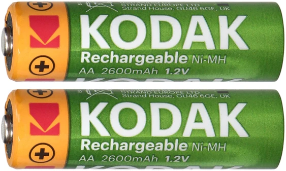 Akumulatorki Kodak Ni-MH AA baterijos 2600mAh, 2 vnt.