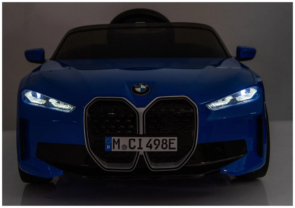 Lean Cars Vaikiškas elektrinis automobilis BMW i4 4x4 JE1009 mėlynas