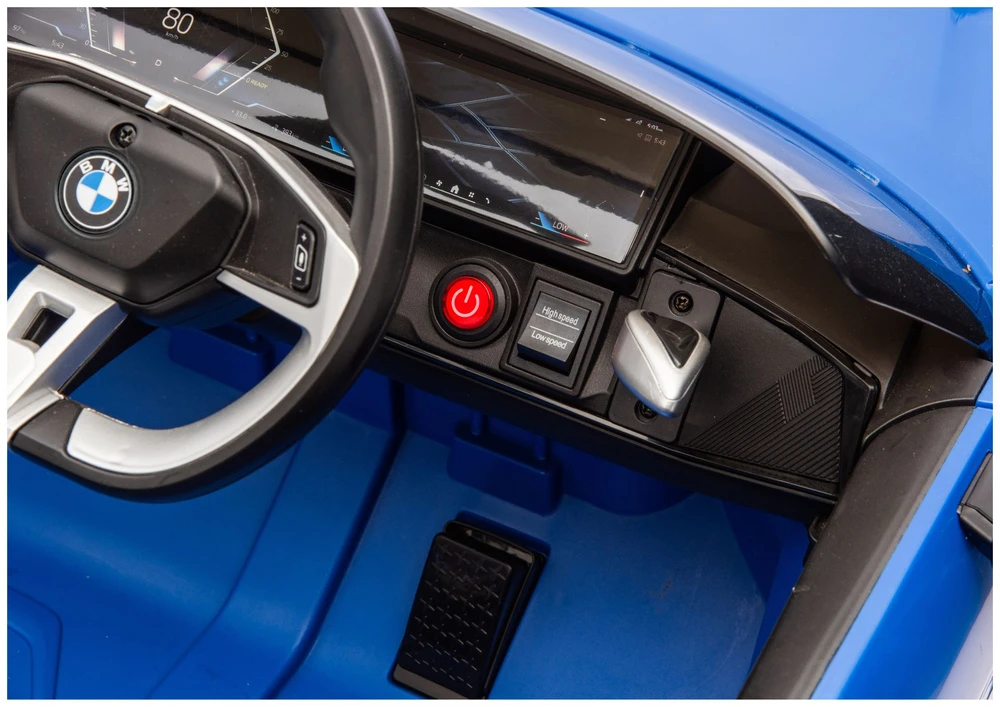 Lean Cars Vaikiškas elektrinis automobilis BMW i4 4x4 JE1009 mėlynas