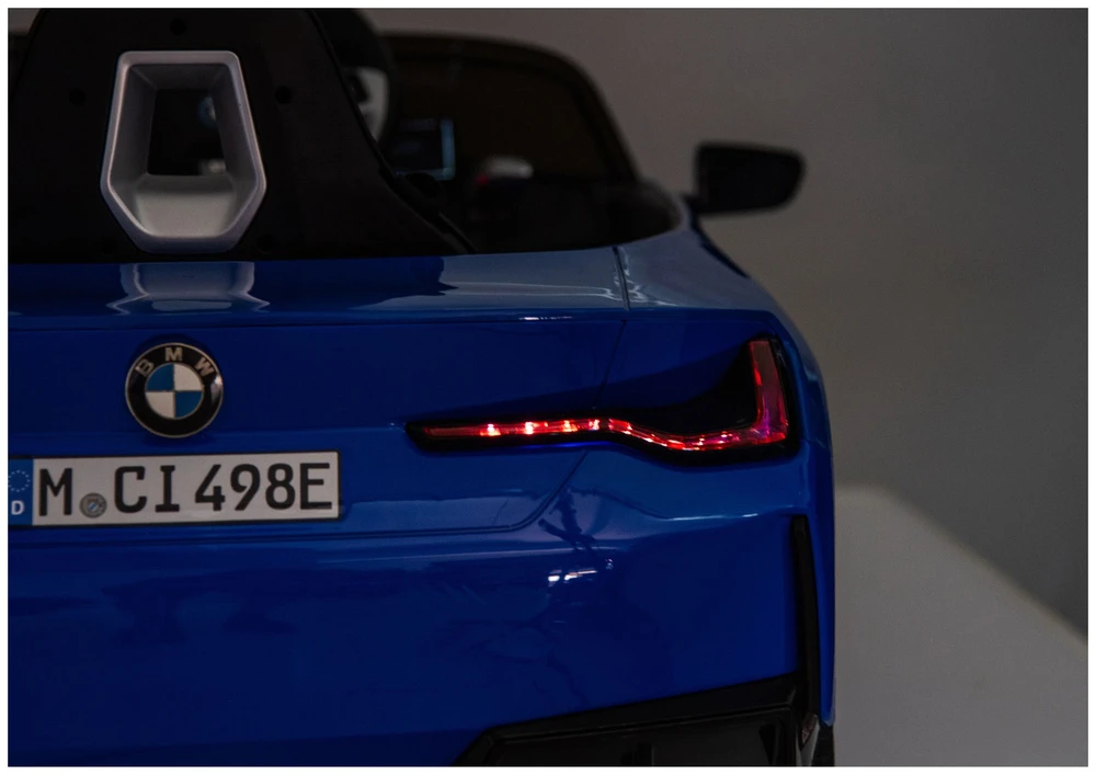 Lean Cars Vaikiškas elektrinis automobilis BMW i4 4x4 JE1009 mėlynas