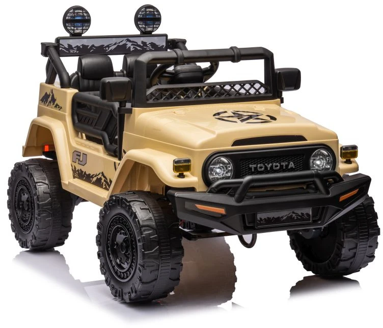 Lean Cars Akumuliatorinis automobilis vaikams Toyota FJ 4x4, smėlio spalvos